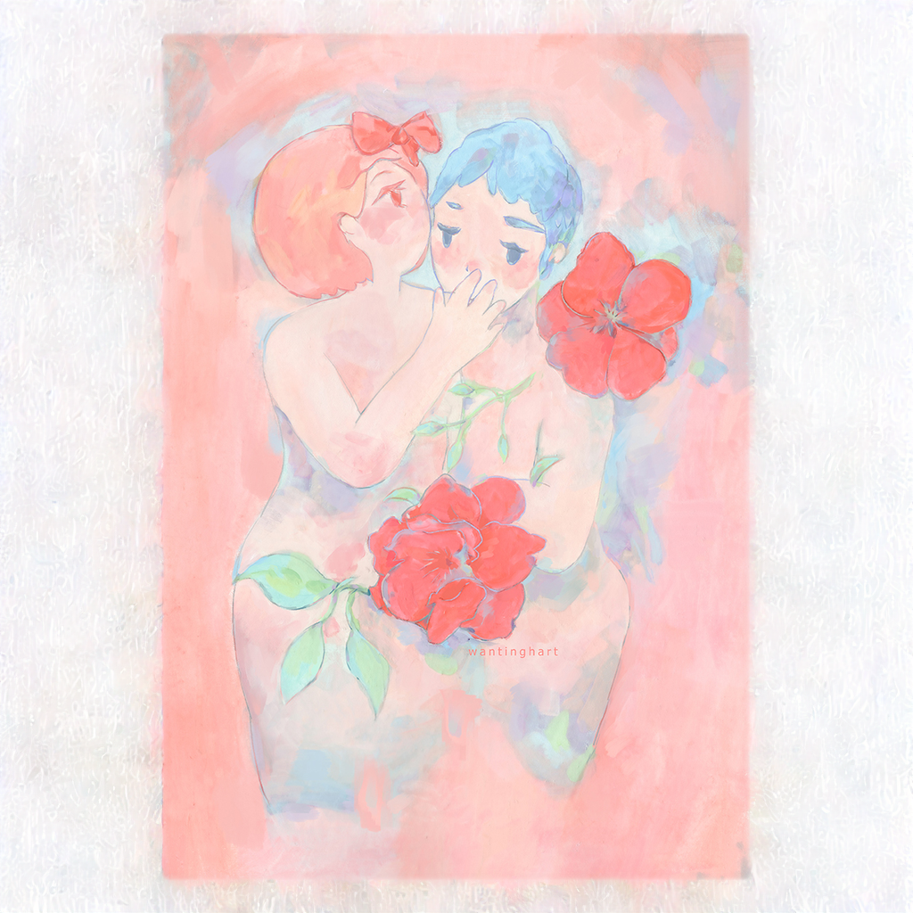 Lovers Art Print 1